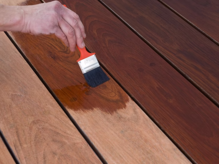 fence staining